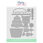 Pretty Pink Posh Big Christmas Cupcake Dies