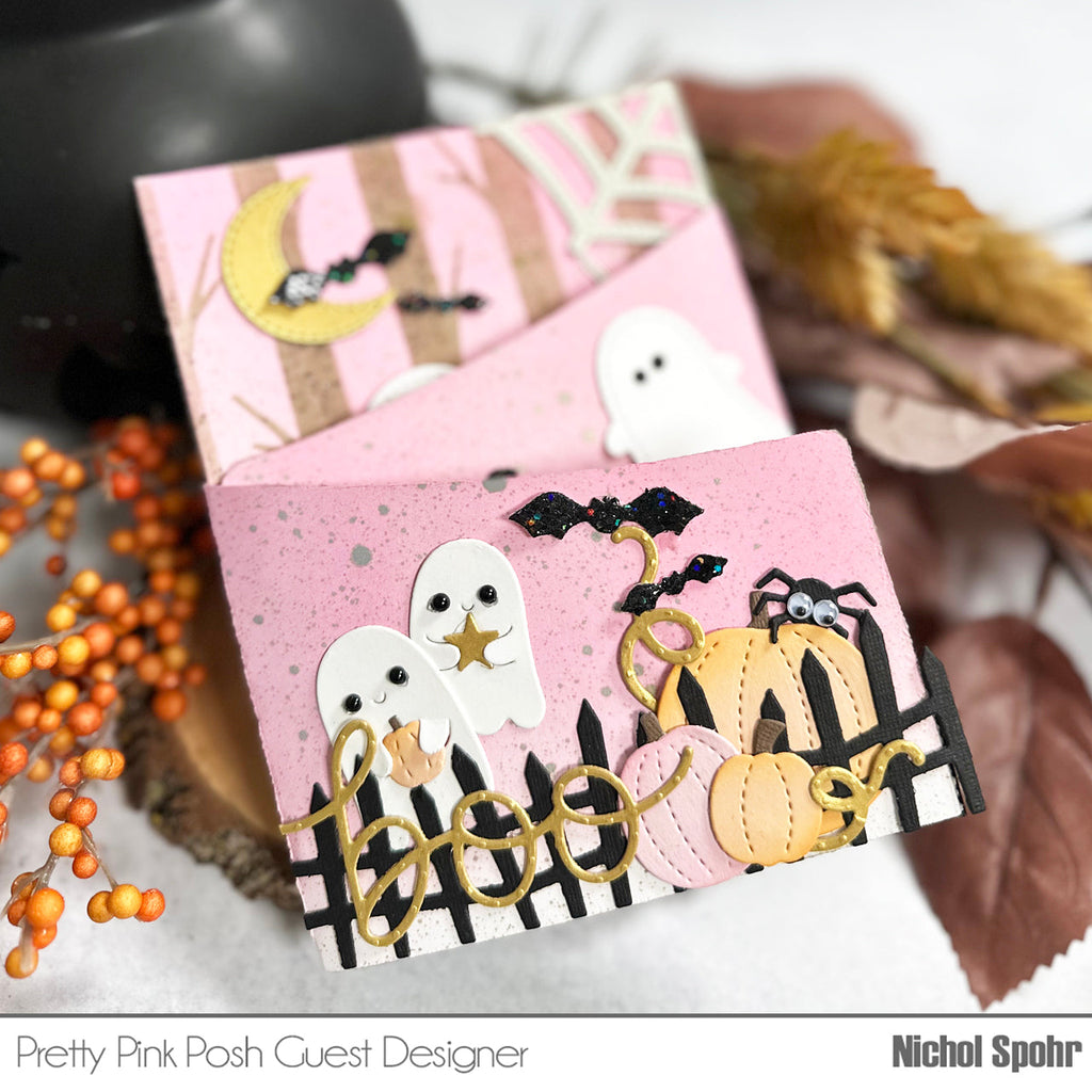 Pretty Pink Posh Big Halloween Cupcake Dies boo | color-code:ALT03