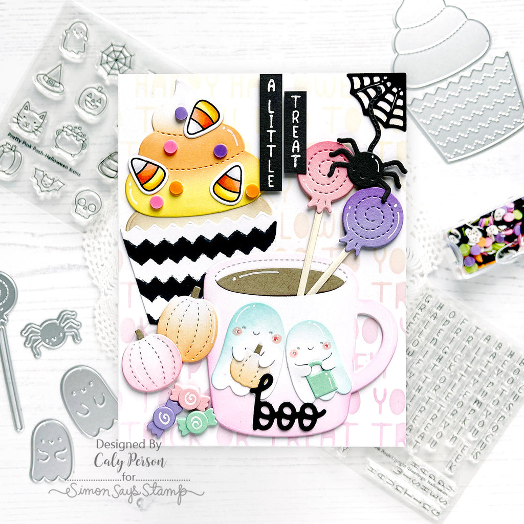 Pretty Pink Posh Big Halloween Cupcake Dies food | color-code:ALT01