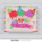 Pretty Pink Posh Birthday Cake Pops Dies happy birthday