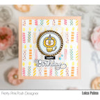 Pretty Pink Posh Birthday Circles Clear Stamps* lion