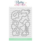 Pretty Pink Posh  Birthday Dogs and Cats Clear Stamp and Die Set product image 2