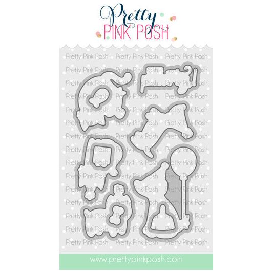 Pretty Pink Posh Birthday Dogs and Cats Dies