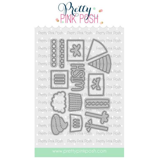 Pretty Pink Posh Birthday Holder Additions Dies