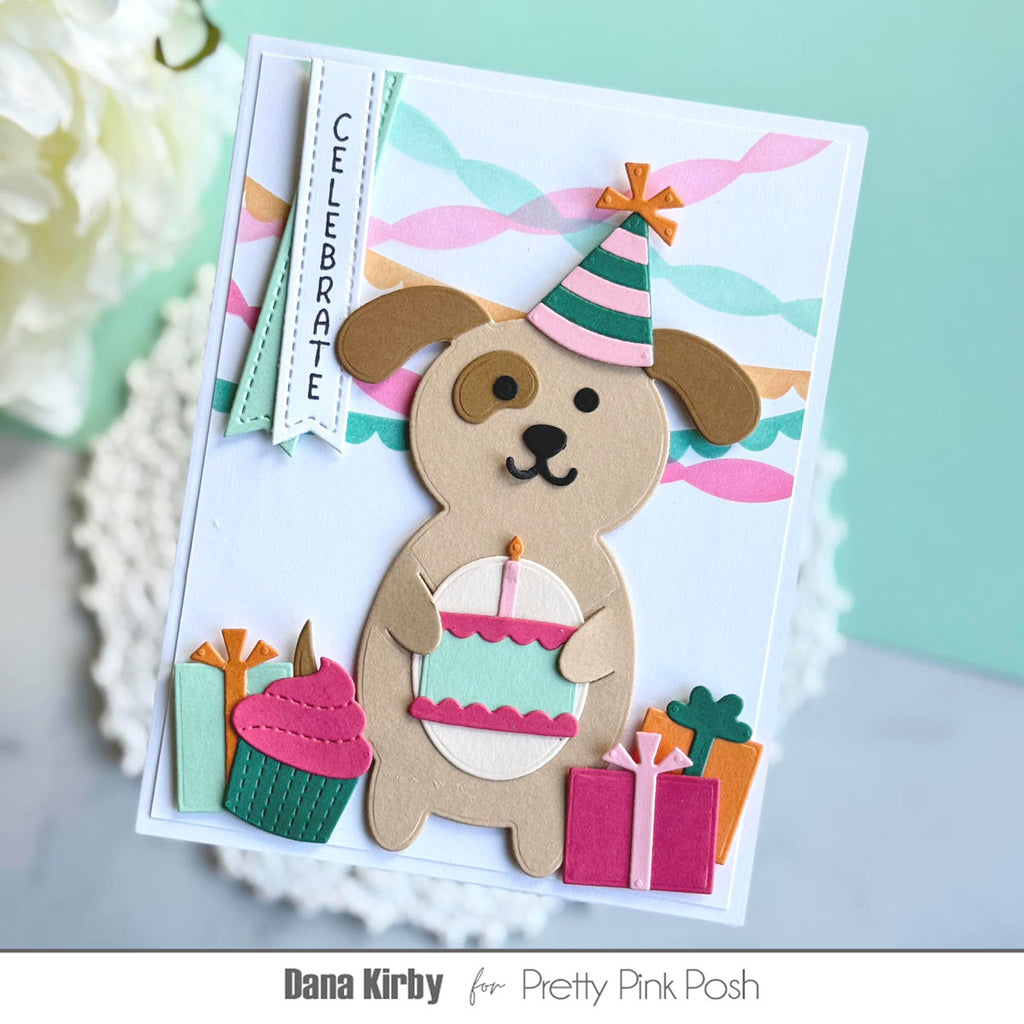 Pretty Pink Posh Birthday Holder Additions Dies celebrate