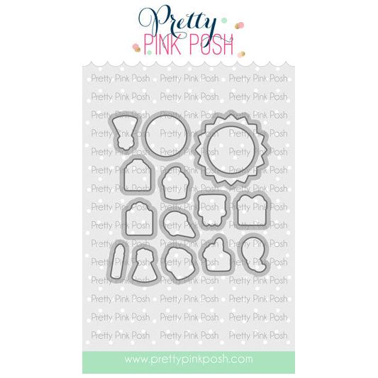 Pretty Pink Posh Birthday Icons Dies