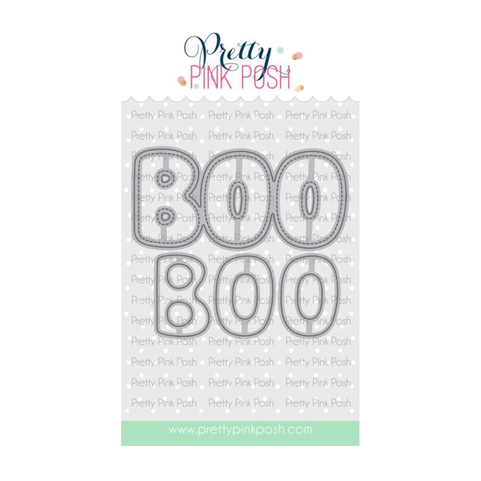 Pretty Pink Posh Boo Word Shaker Dies