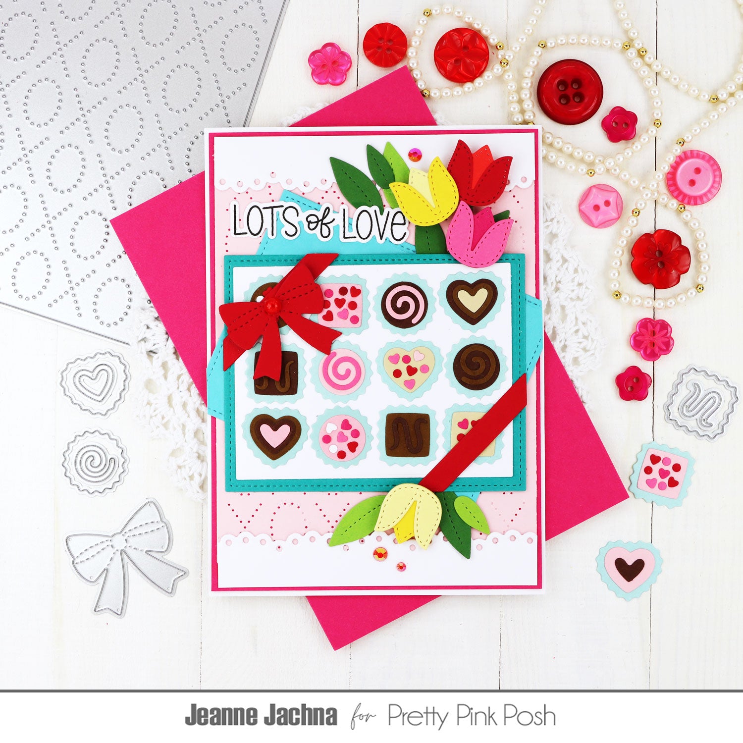 Pretty Pink Posh Box of Chocolates Dies love 