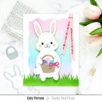 Pretty Pink Posh Bunny Holder Dies eggs | color-code:ALT01