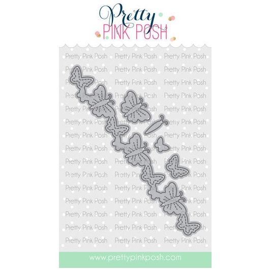 Pretty Pink Posh Butterfly Border Dies