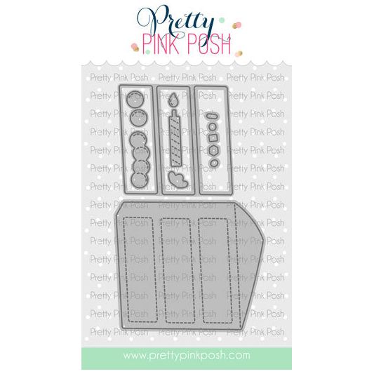 Pretty Pink Posh Cake Slice Shaker Dies