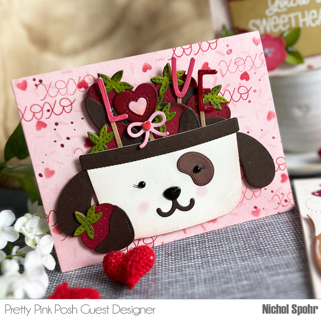Pretty Pink Posh Candy Bucket Dies dog | color-code:ALT02