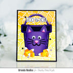 Pretty Pink Posh Candy Bucket and Halloween Bucket Addition Die Set cat