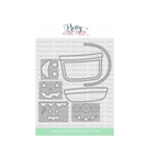 Pretty Pink Posh Candy Bucket and Halloween Bucket Addition Die Set image 1