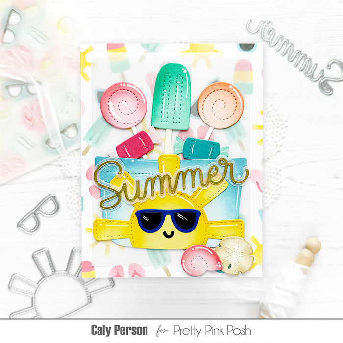 Pretty Pink Posh Candy Bucket and Summer Bucket Additions Die Set treat bucket summer fun card | color-code:ALT01