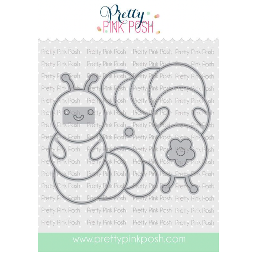 Pretty Pink Posh Caterpillar Holder Dies