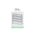 Pretty Pink Posh Christmas Banner Greetings Clear Stamp and Die Set image 2