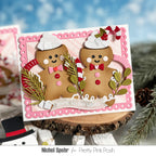 Pretty Pink Posh Christmas Banner Greetings Clear Stamps greenery | color-code:ALT02