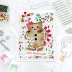 Pretty Pink Posh Christmas Banner Greetings Clear Stamps snowflake | color-code:ALT01