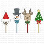 Pretty Pink Posh Christmas Cake Pops Dies image 1