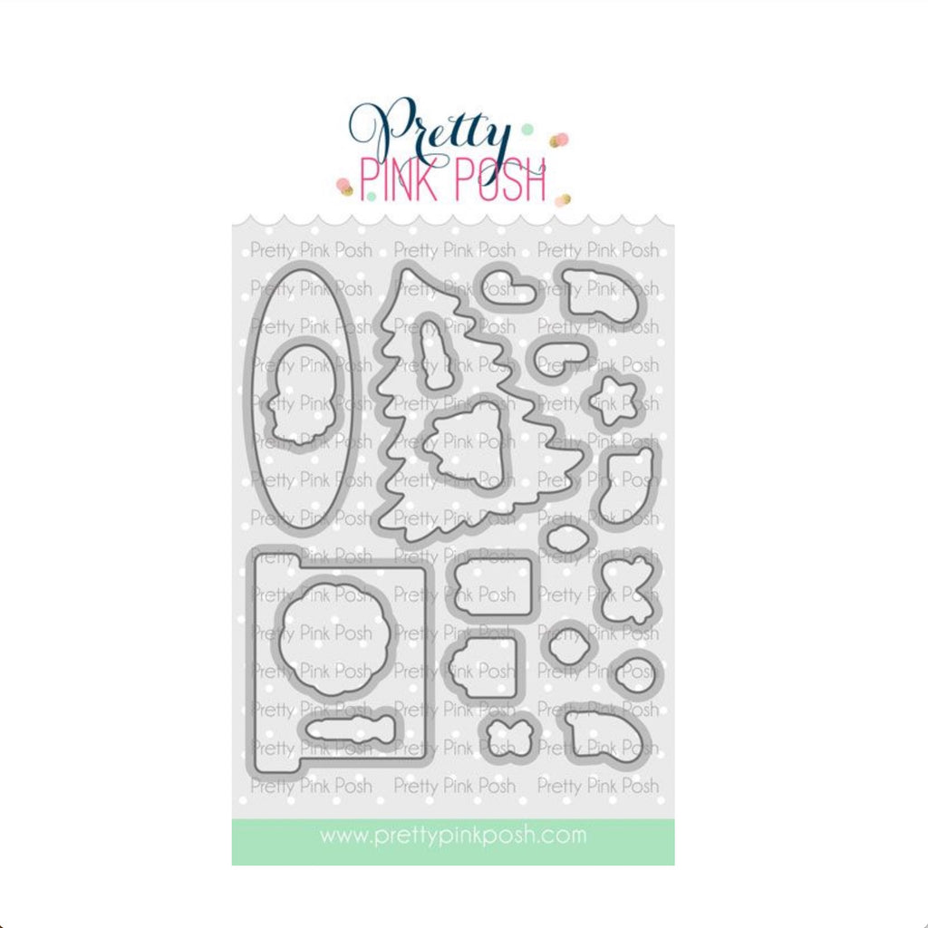 Pretty Pink Posh Cozy Christmas Coordinating Dies
