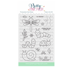 Pretty Pink Posh Cute Bugs Clear Stamps