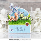 Pretty Pink Posh Cute Bugs Clear Stamps earthworm