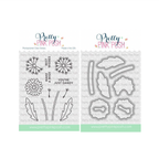 Pretty Pink Posh Dandelions Clear Stamp and Die Set