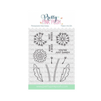 Pretty Pink Posh Dandelions Clear Stamp and Die Set image 1