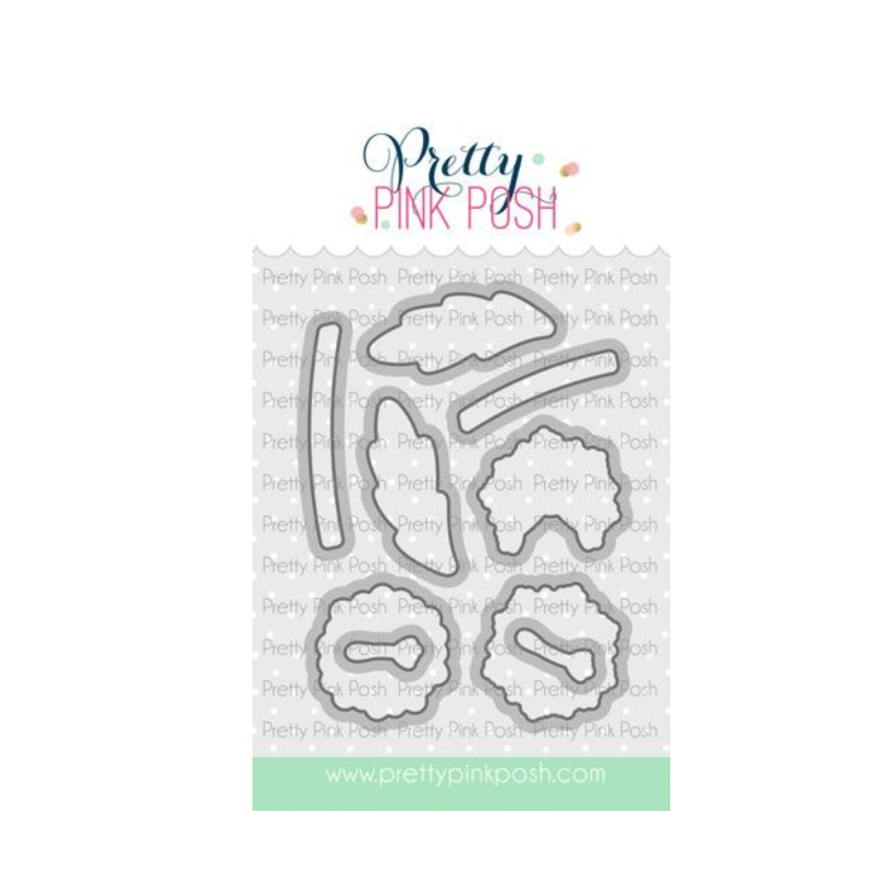 Pretty Pink Posh Dandelions Clear Stamp and Die Set image 2