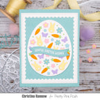 Pretty Pink Posh Decorative Easter Egg Dies bunny tails