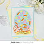 Pretty Pink Posh Decorative Easter Egg Dies joyful easter wishes