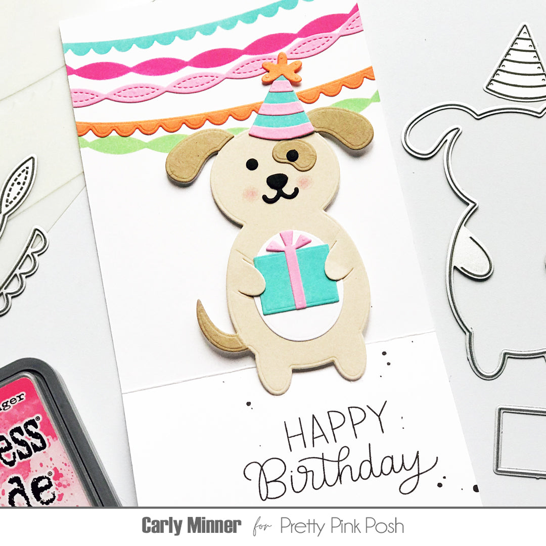 Pretty Pink Posh Dog Holder Dies happy birthday