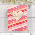 Pretty Pink Posh Doily Borders Dies hugs