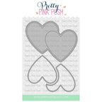 Pretty Pink Posh Double Heart Shaker Dies