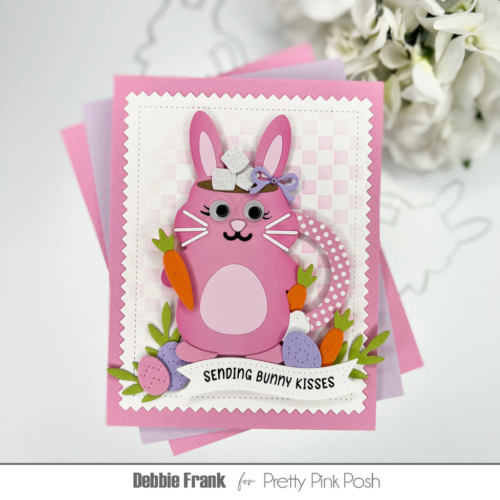 Pretty Pink Posh Easter Bunny Mugs Dies pink bunny | color-code:ALT01