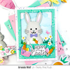 Pretty Pink Posh Easter Holder Additions Dies bunny