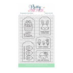Pretty Pink Posh Easter Tags Clear Stamps