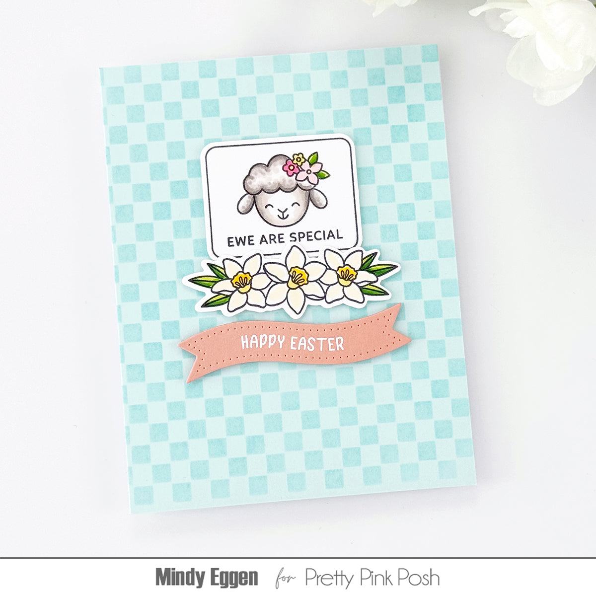 Pretty Pink Posh Easter Tags Dies little lamb