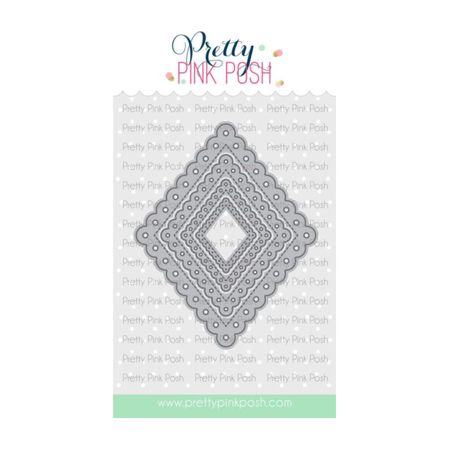 Pretty Pink Posh Eyelet Diamonds Dies