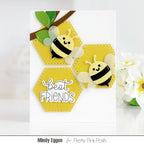 Pretty Pink Posh Eyelet Hexagons Dies best friends