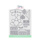 Pretty Pink Posh Fall Bucket Additions Dies
