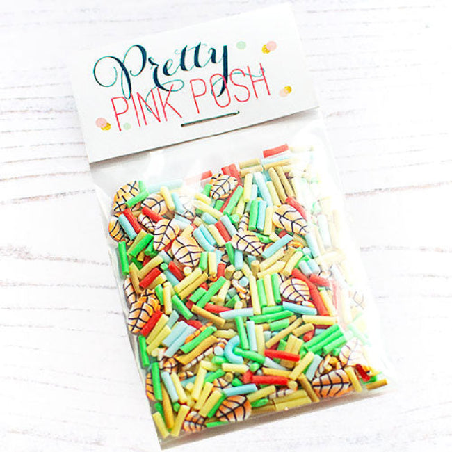 Pretty Pink Posh Fall Fling Clay Confetti