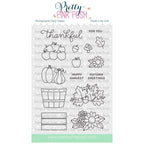 Pretty Pink Posh Fall Harvest Clear Stamps
