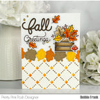 Pretty Pink Posh Fall Harvest Clear Stamps fall greetings