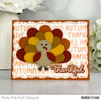Pretty Pink Posh Fall Harvest Clear Stamps turkey