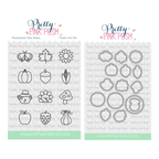 Pretty Pink Posh Fall Icons Clear Stamp and Die Set