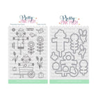 Pretty Pink Posh Fall Scarecrows Clear Stamp and Die Set