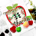 Pretty Pink Posh Fall Words Stencil thanks | color-code:ALT01