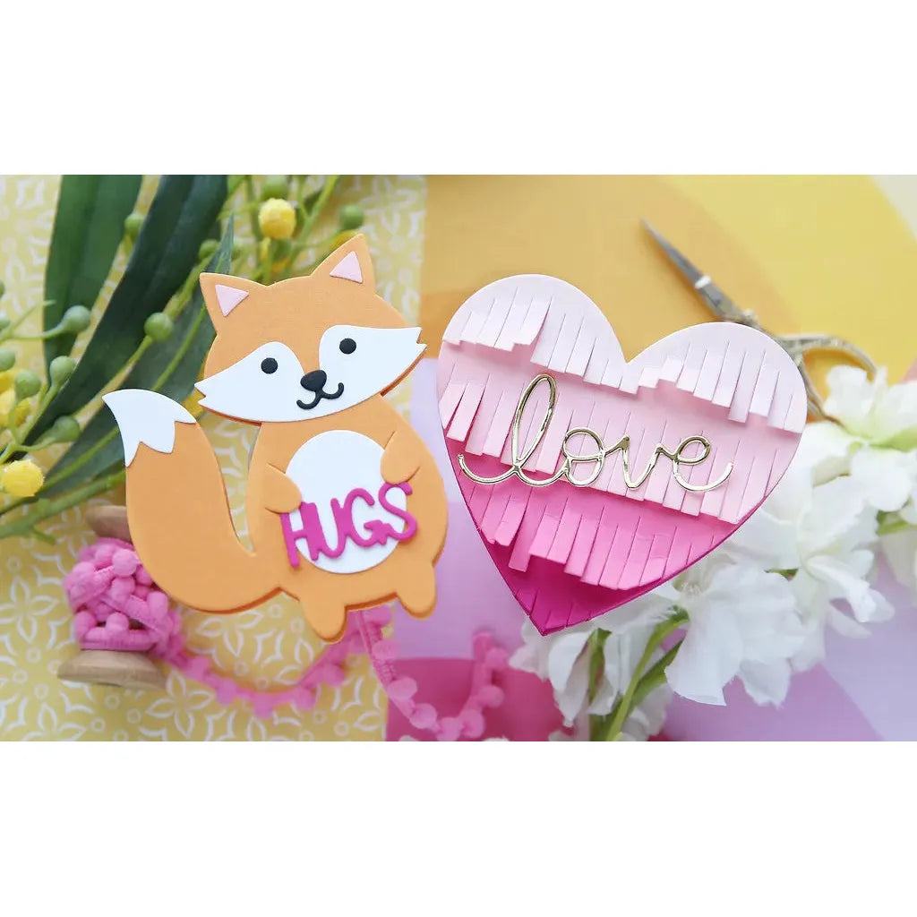 Pretty Pink Posh Fox Holder Dies fringe | color-code:ALT03